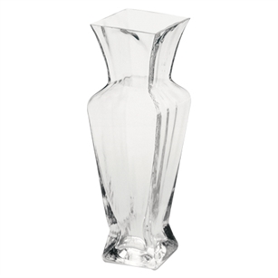 10" Shapely Vase, Crystal,  Pack Size: 6