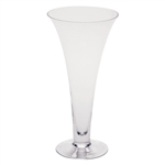 13" Footed Flared Vase, Crystal,  Pack Size: 2