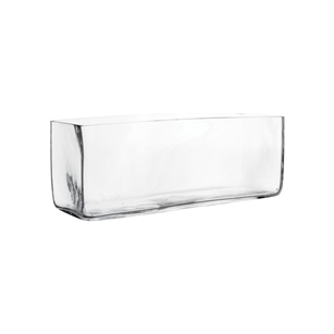 11 3/4"x4"x4 1/2" Rectangle, Crystal,  Pack Size: 4