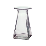 8 1/2" Plateau Vase, Crystal,  Pack Size: 6