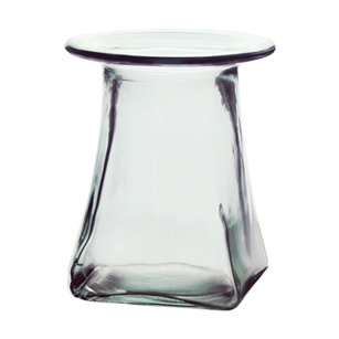 9" Plateau Vase, Crystal,  Pack Size: 6