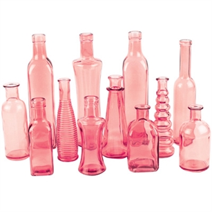 Vintage Bottle Collection, Vintage Pink,  Pack Size: 24