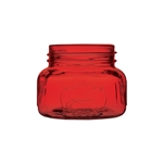 3 1/2" Jardin Vintage Jar, Ruby,  Pack Size: 24