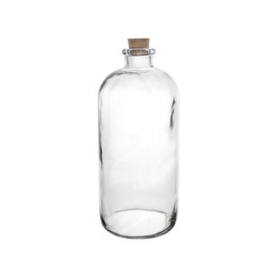 9 3/4" Apothecary Bottle, Crystal,  Pack Size: 9