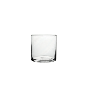 4" x 4" Cylinder, Crystal,  Pack Size: 12