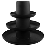 Stackable Full Tray Assortment, Black,  Pack Size: 3