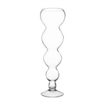 24" Stacked Vase, Crystal,  Pack Size: 4