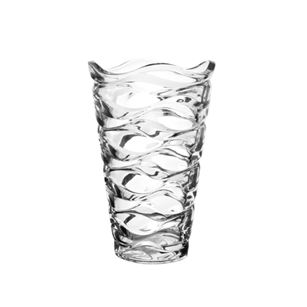 8 3/4" Laguna Vase, Crystal,  Pack Size: 6