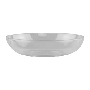 15" Designer Dish, Crystal,  Pack Size: 6