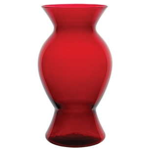 8 3/4" Sophia Vase, Ruby,  Pack Size: 6