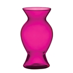 8 3/4" Sophia Vase, Raspberry,  Pack Size: 6
