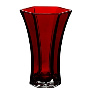 10 3/8" Flared Vase, Ruby,  Pack Size: 6