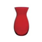 8" Jordan Vase, Ruby,  Pack Size: 6