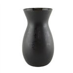 9" Jordan Vase, Licorice Drizzle,  Pack Size: 6