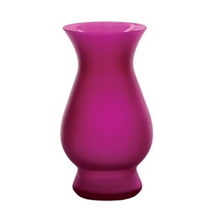 8 3/4" Bella Vase, Raspberry Frost,  Pack Size: 6