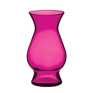 8 3/4" Bella Vase, Raspberry,  Pack Size: 6