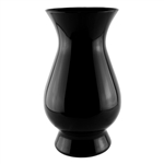 10 5/8" Bella Vase, Black,  Pack Size: 6