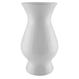 10 5/8" Bella Vase, White,  Pack Size: 6