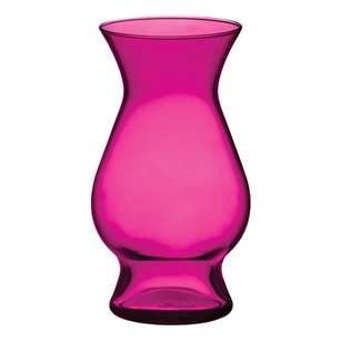 10 5/8" Bella Vase, Raspberry,  Pack Size: 6
