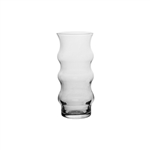 6 3/8" Groovy Vase, Crystal,  Pack Size: 12
