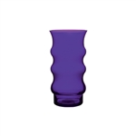 6 3/8" Groovy Vase, Violet,  Pack Size: 12