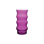 6 3/8" Groovy Vase, Vibrant Orchid,  Pack Size: 12