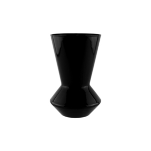 6 3/8" Fusion Vase, Black,  Pack Size: 12
