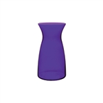 6 3/8" Vibe Vase, Violet,  Pack Size: 12