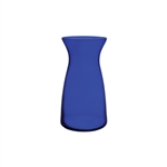 6 3/8" Vibe Vase, Cobalt,  Pack Size: 12