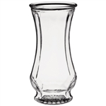 9 3/4" Garden Rose Vase, Crystal,  Pack Size: 12