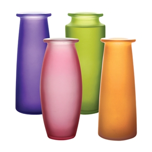 9" Trio Bouquet Vase Asst., Breeze Assortment,  Pack Size: 12