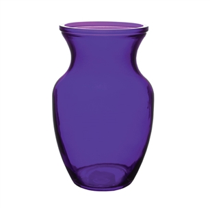 8" Rose Vase, Violet,  Pack Size: 12