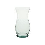 8 3/4" Optic Rose Vase, Crystal,  Pack Size: 12