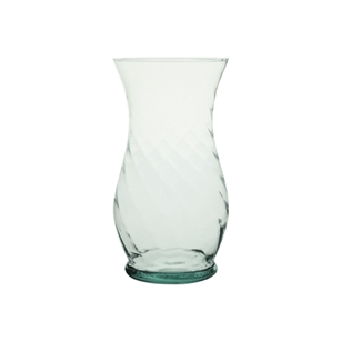 8 3/4" Optic Rose Vase, Crystal,  Pack Size: 12