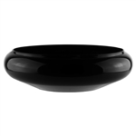 9 1/4" Lotus Bowl, Black,  Pack Size: 12