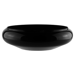 9 1/4" Lotus Bowl, Black,  Pack Size: 12