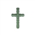 20" Cross, Green,  Pack Size: 2