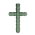 30" Cross, Green,  Pack Size: 2