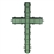 36" Cross, Green,  Pack Size: 2