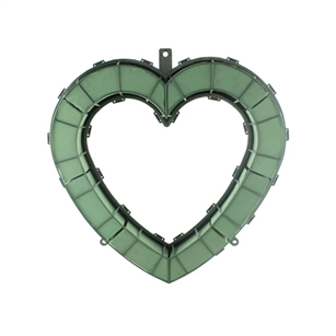 18" Open Heart, Green,  Pack Size: 2