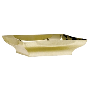 8" Centerpiece Tray, Gold,  Pack Size: 24
