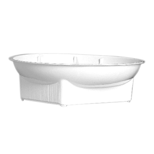 6" Single Design Bowl, White,  Pack Size: 48