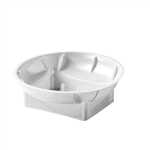 6" Single Design Bowl, White,  Pack Size: 72