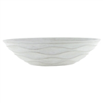 15 1/2" x 6" Urban Wave Bowl, White Chalk,  Pack Size: 4