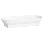 10 1/2" Double Design Bowl, White,  Pack Size: 48