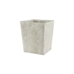 5 1/2" Tapered Square Vase, Weathered Slate,  Pack Size: 4