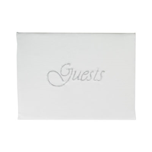 Guest Register, White,  Pack Size: 6