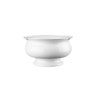 5" PEDESTAL BOWL, WHITE (CASE OF 24)