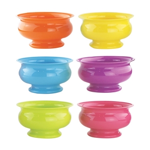 5" Pedestal Bowl, Popsicle Assortment,  Pack Size: 24