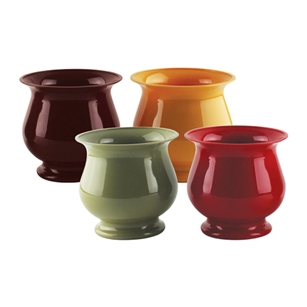 4 3/4" Pedestal Compote, Safari Assortment,  Pack Size: 18